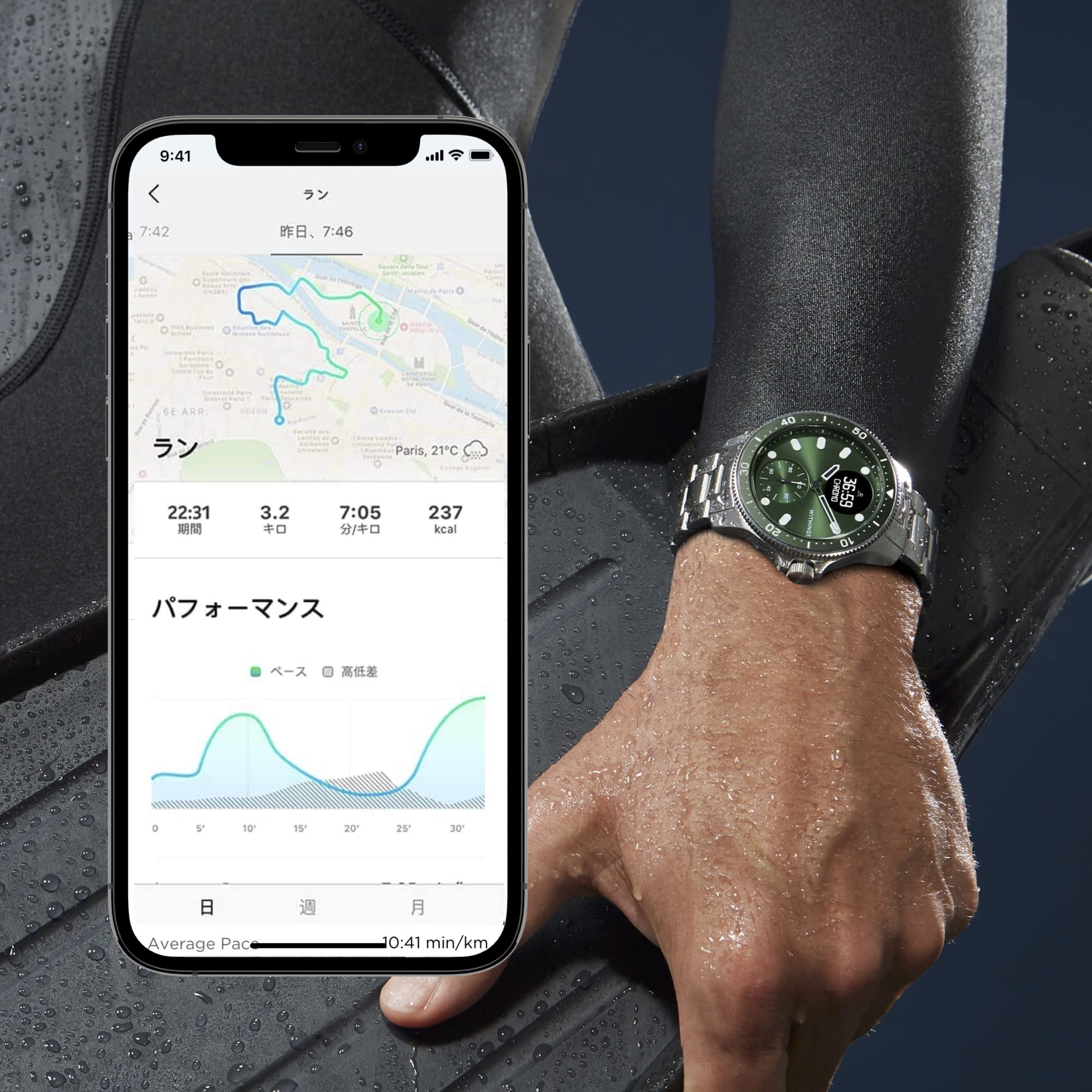 Amazon.co.jp: Withings ScanWatch Horizon フランス生まれのスマート 