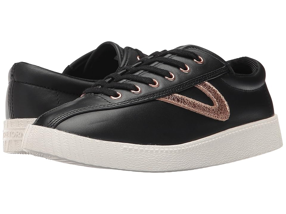 

Tretorn Nylite 2 Plus (Black/Rose Gold) Women's Lace up casual Shoes