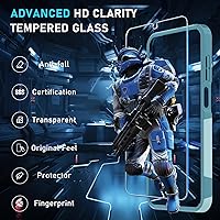 Vista 7 de Janmitta Funda para Samsung Galaxy A17 con protector de pantalla + protector de lente de cámara, resistente a prueba de golpes, funda protectora