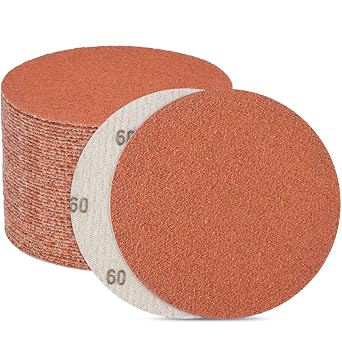 3 Inch 80 Grits Sandpaper 35 pcs Wet Dry Hook and Loop Sanding Discs WEWINK PLUS Professional Aluminum Oxide Sand Paper Polish for Wood Metal Paint Finishing