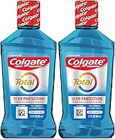 Vista 14 de Colgate Total Pro-Shield Enjuague Bucal Sin Alcohol, Fórmula Antibacteriana, Menta – 500 ml, 16.9 onzas líquidas (paquete de 6)