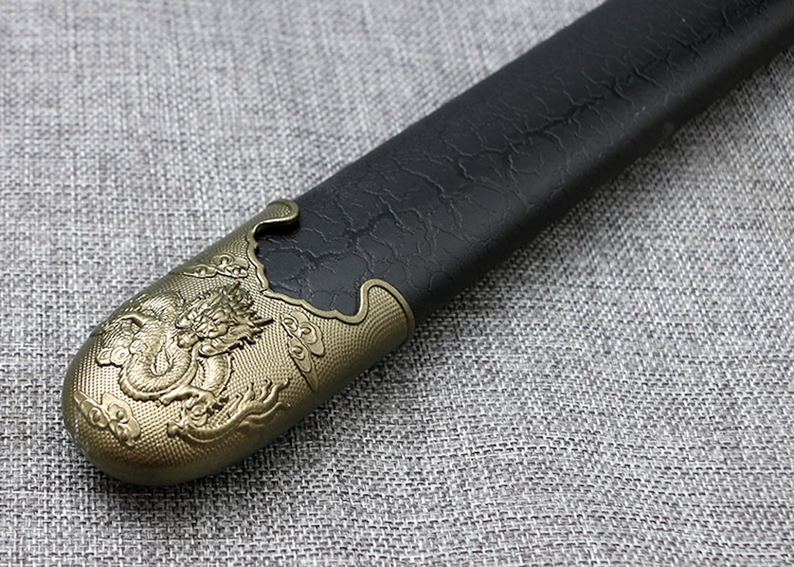 Espada de Tai Chi de Madera 98cm Hecha a Mano para Artes Marciales