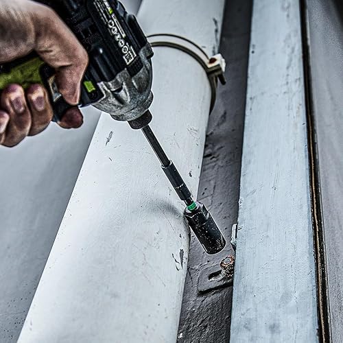 Miniatura 8 de toolant Juego de destornilladores de tuerca magnética, brocas, de impacto, 34 piezas, tuerca profunda, adaptadores de broca de impacto, tuerca