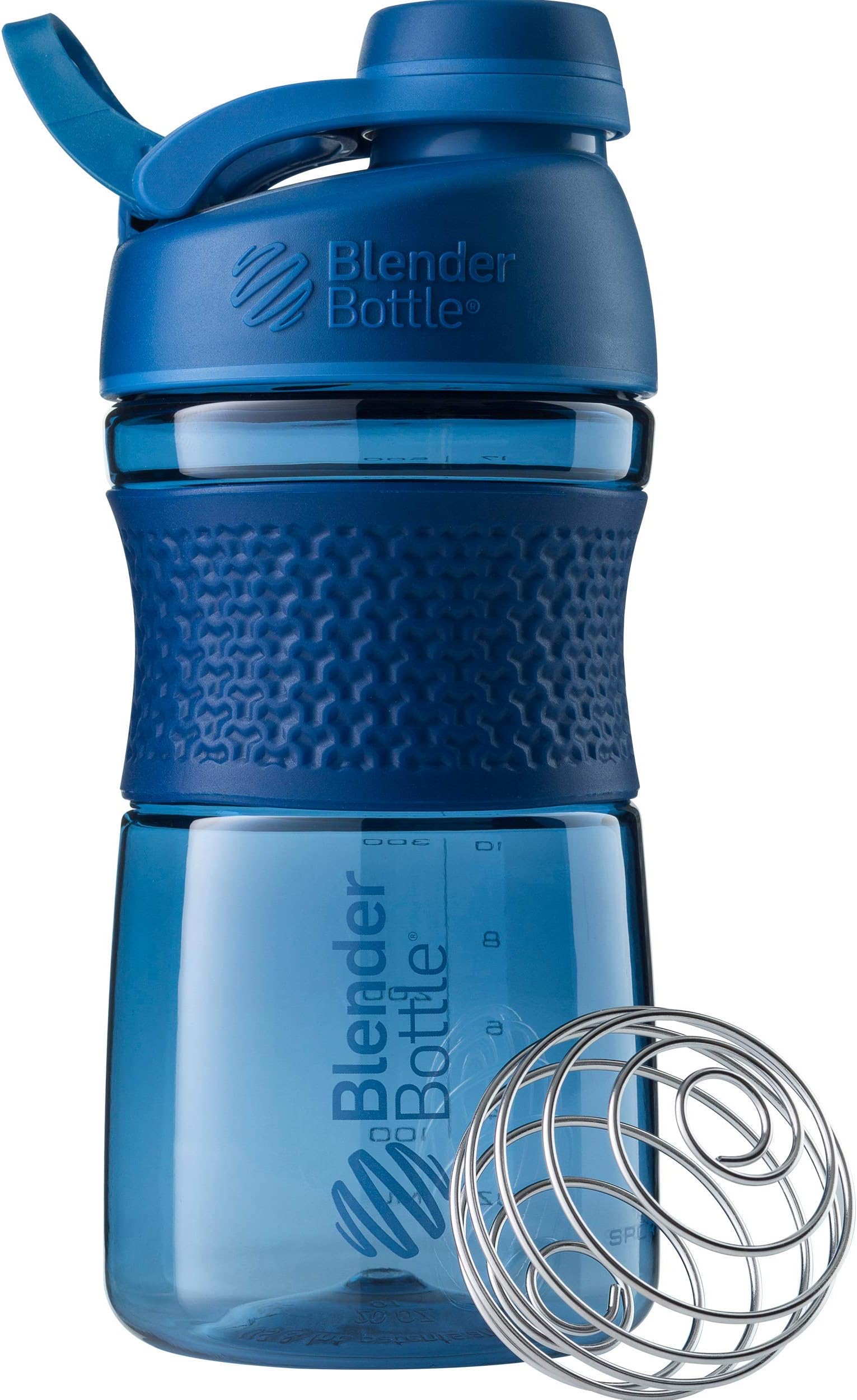SportMixer Shaker Bottle Perfect for Protein Shakes and Pre Workout, 20-Ounce, Navy