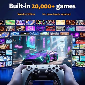 GamingBoy Wireless Retro Gaming Console Built-in 23 Emulators & 20000 Games