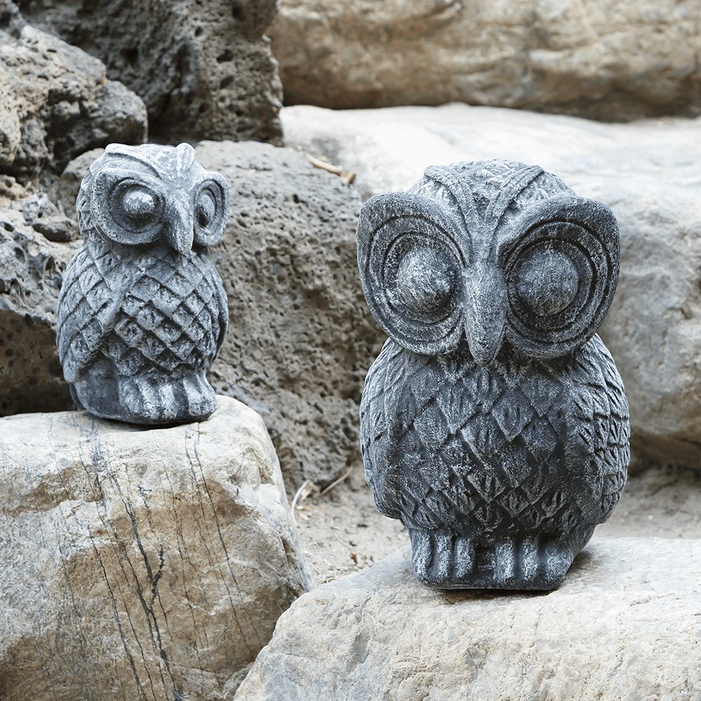 Las Mejores Ofertas En Estatuas De Piedra Búho Adornos Y Al Aire