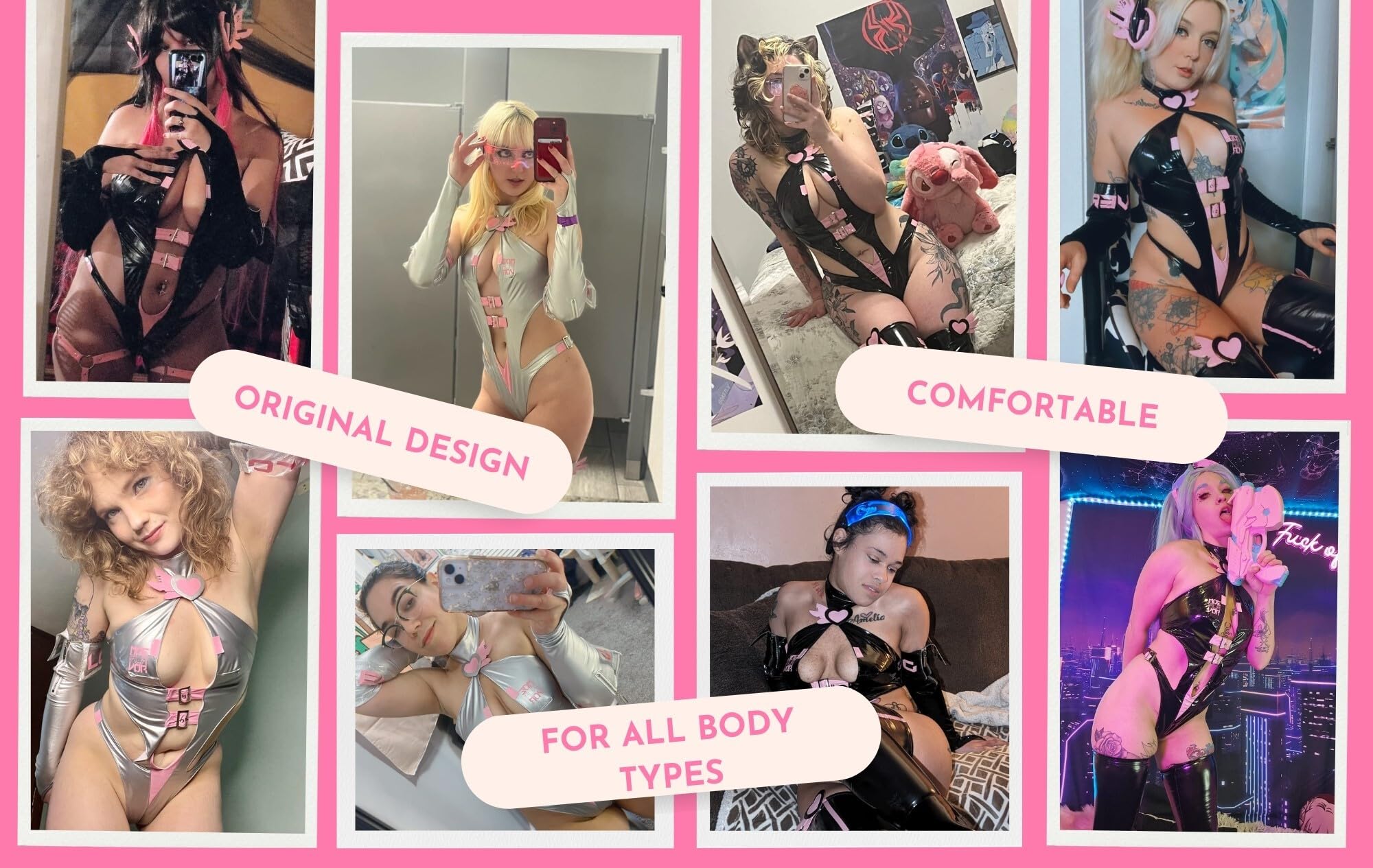 MOEFLAVOR A.I. LOVE 01 - Cosplay Lingerie for Women, Sexy Costumes, Outfits, Anime Lingerie Set, School Girl Outfit and More