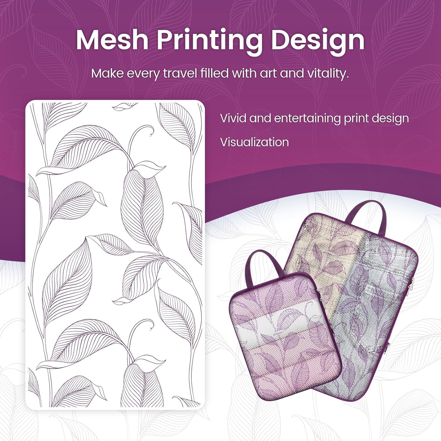 Cambond Compression Packing Cubes for Travel - Lightweight Expandable Travel Bags Luggage Organizers Travel Essentials Compression Cubes for Travel Space Saver for Carry on Suitcases Organizer - Image 7