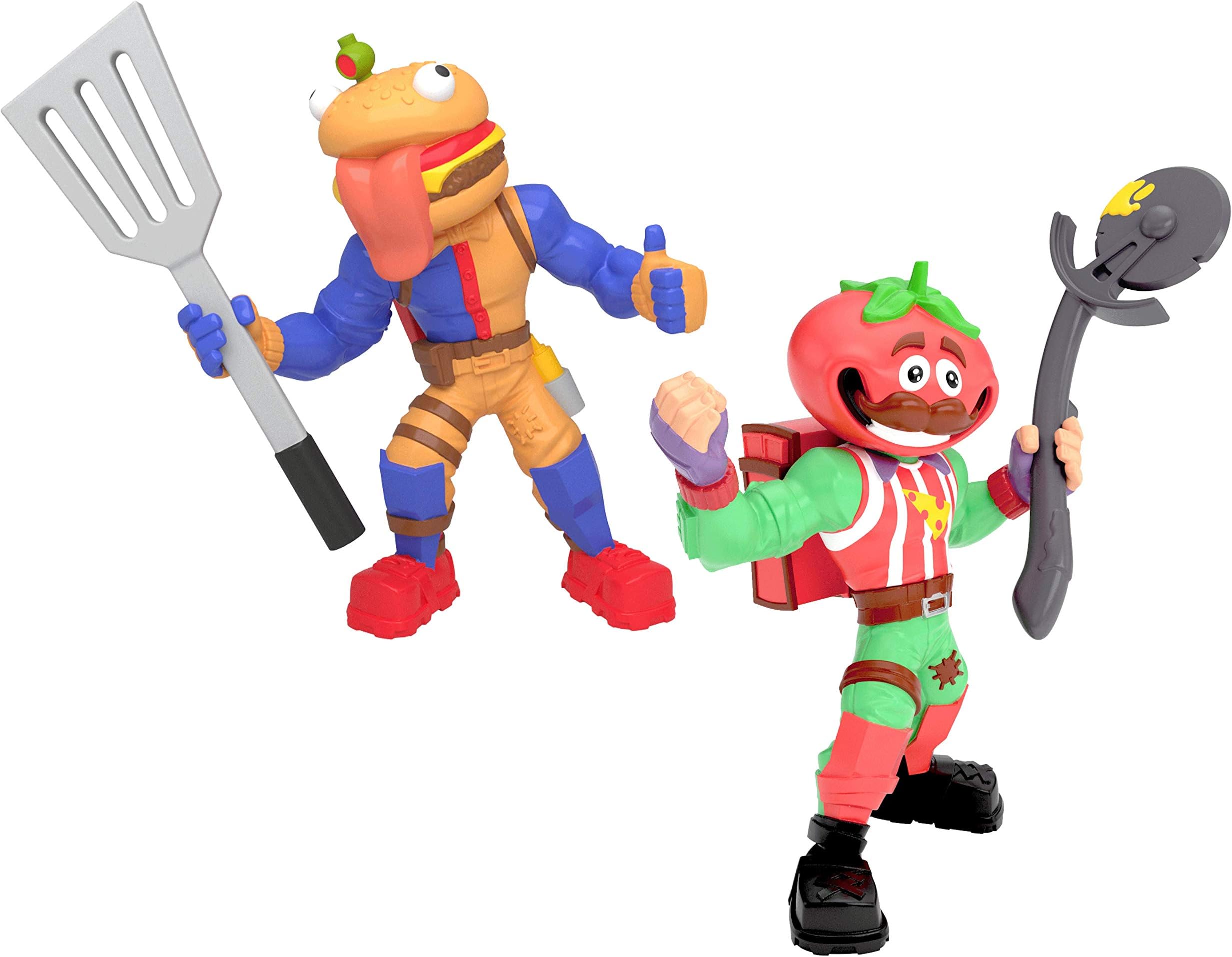 Fortnite Battle Royale Collection: Tomatohead & Beef Boss - 2 Pack of Action Figures, Multicolor (63579)