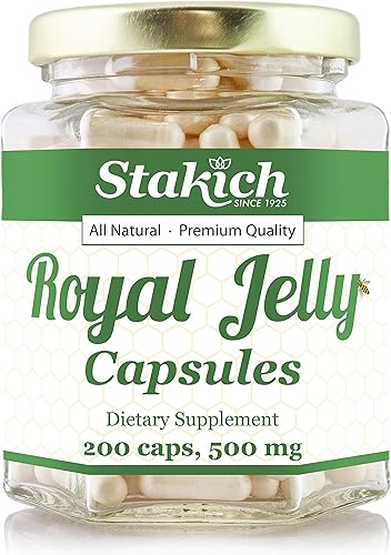 Cápsulas de gelatina real de Stakich 500 mg Producto orgánico de alta calidad 100 puro 1