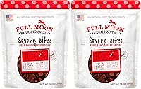 Vista 7 de Full Moon - Golosinas totalmente naturales de grado humano para perros, bocaditos sabrosos de ternera esenciales, 14 onzas