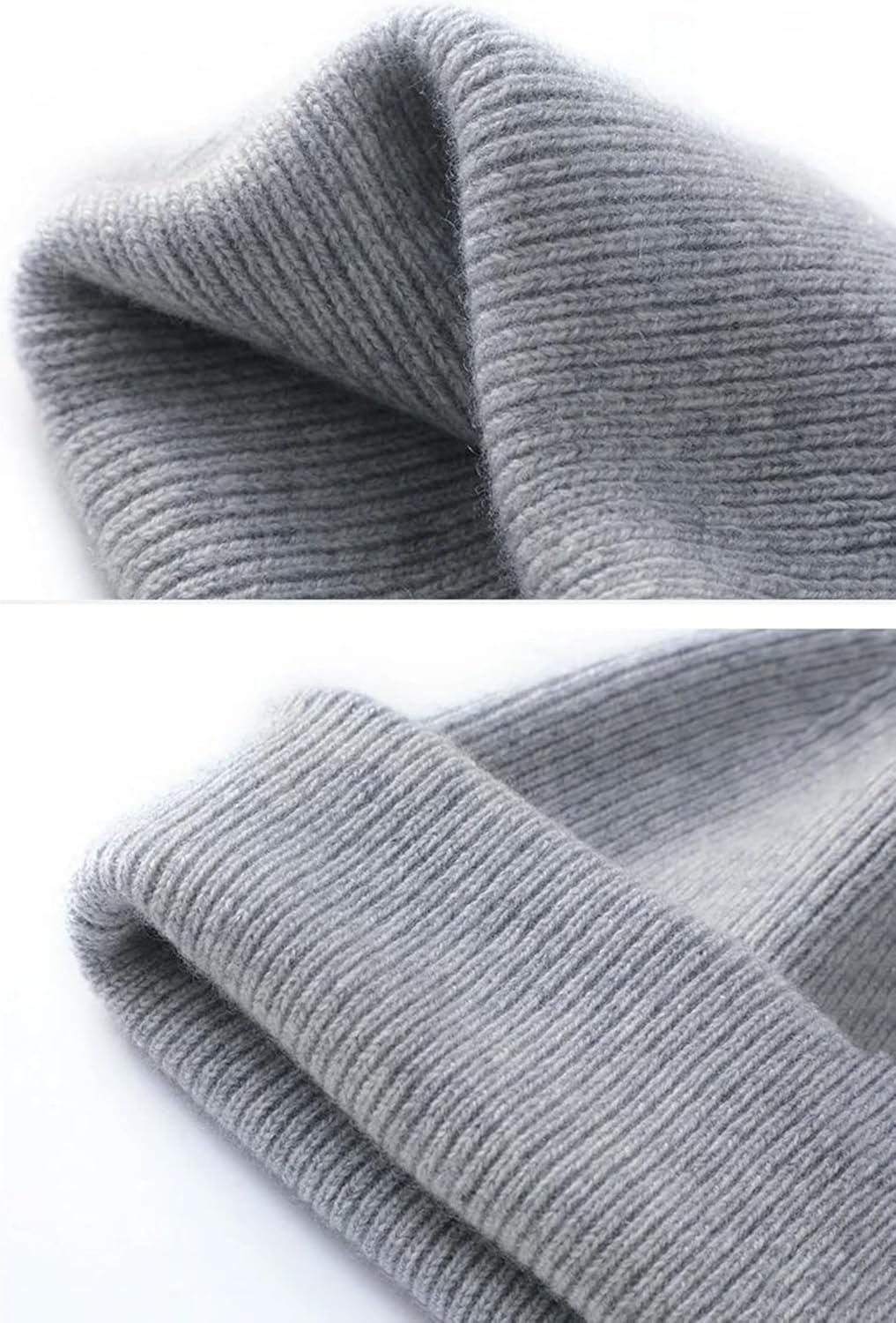 Unisex Lightweight Warm Casual Slouchy Beanie, Solid Color Winter Cold Weather Stretchy Knitted Hat, Soft Skull Cap