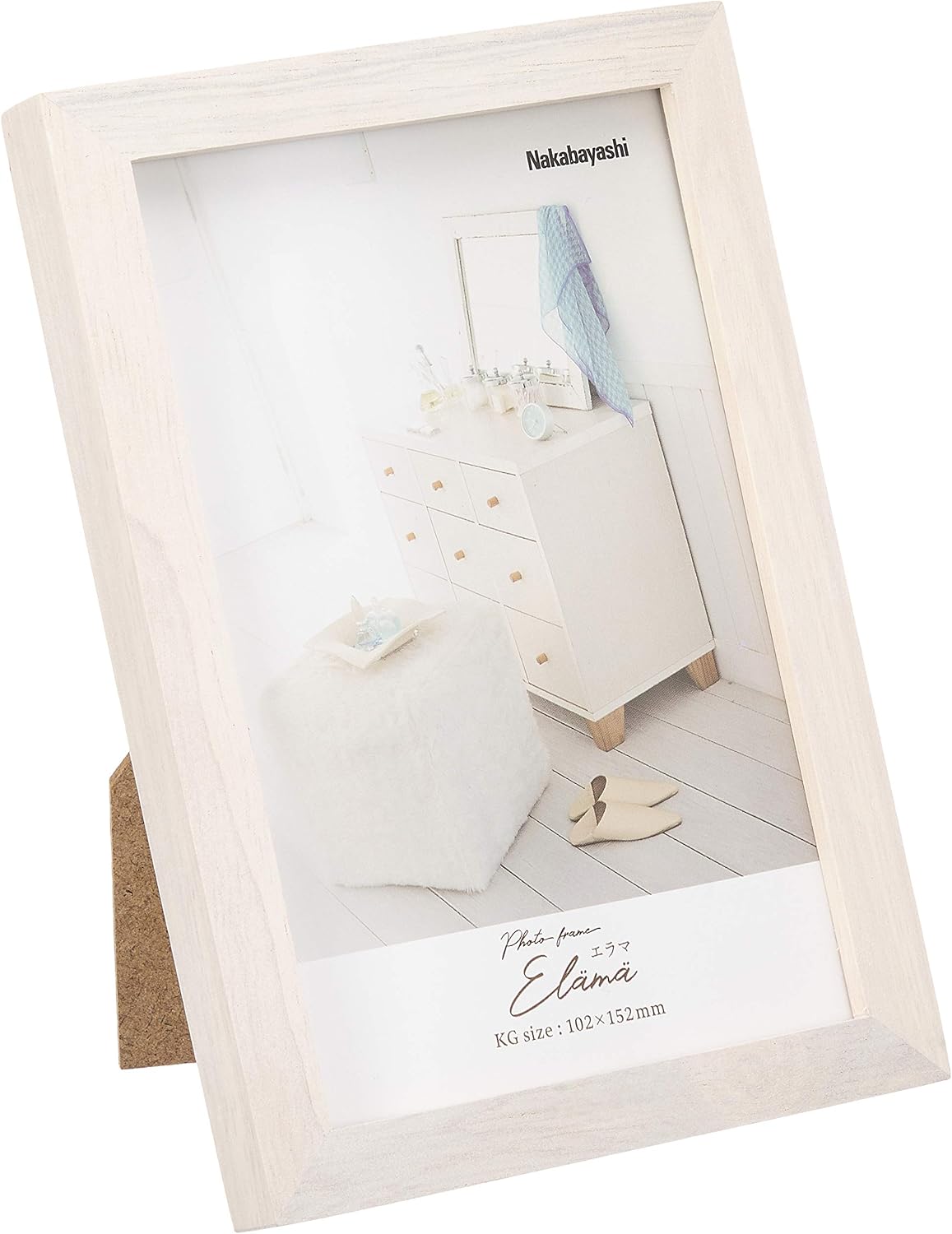 Nakabayashi Elama F-TW-101-W Interior Frame, L Size, White