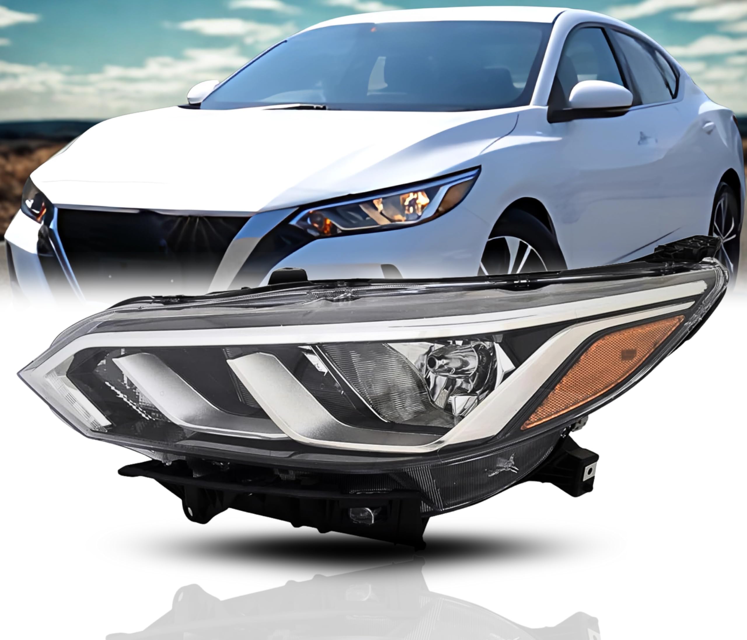 Amazon.com: ALLIGATOR AUTO LIGHTS Headlamps Compatible with Nissan