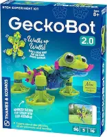 Thames & Kosmos GeckoBot 2.0, lagartixa robótica de escalada de parede, kit experimental STEM para crianças, recursos de aprendizagem para física, diversão científica para crianças a partir de 8 anos