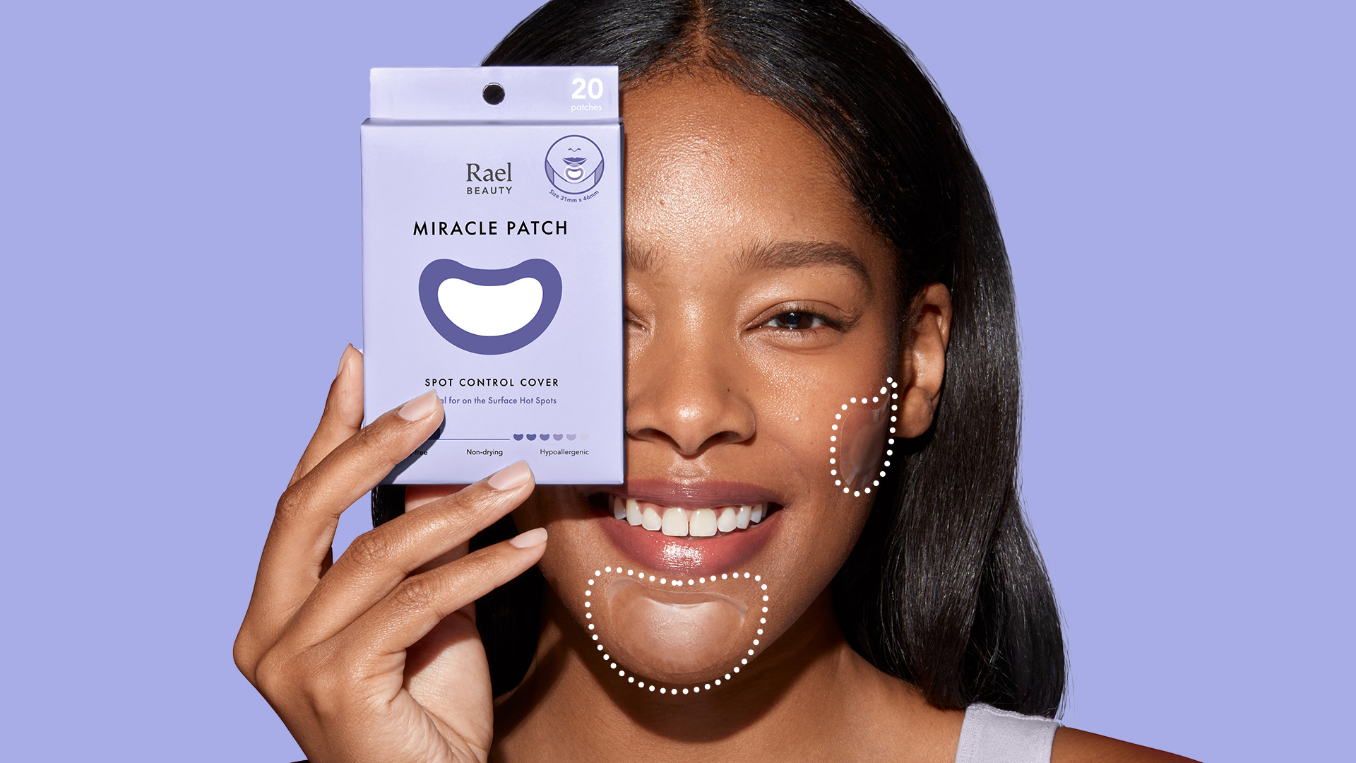Amazon.com: Rael Pimple Patches, Miracle Spot Control Cover