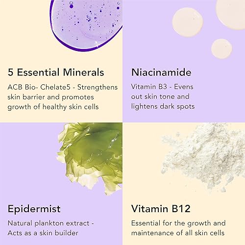 Miniatura 4 de Yours Tóner facial sin alcohol con niacinamida 5 minerales esenciales y epidermista tóner reductor de poros de equilibrio de la piel para piel mixta