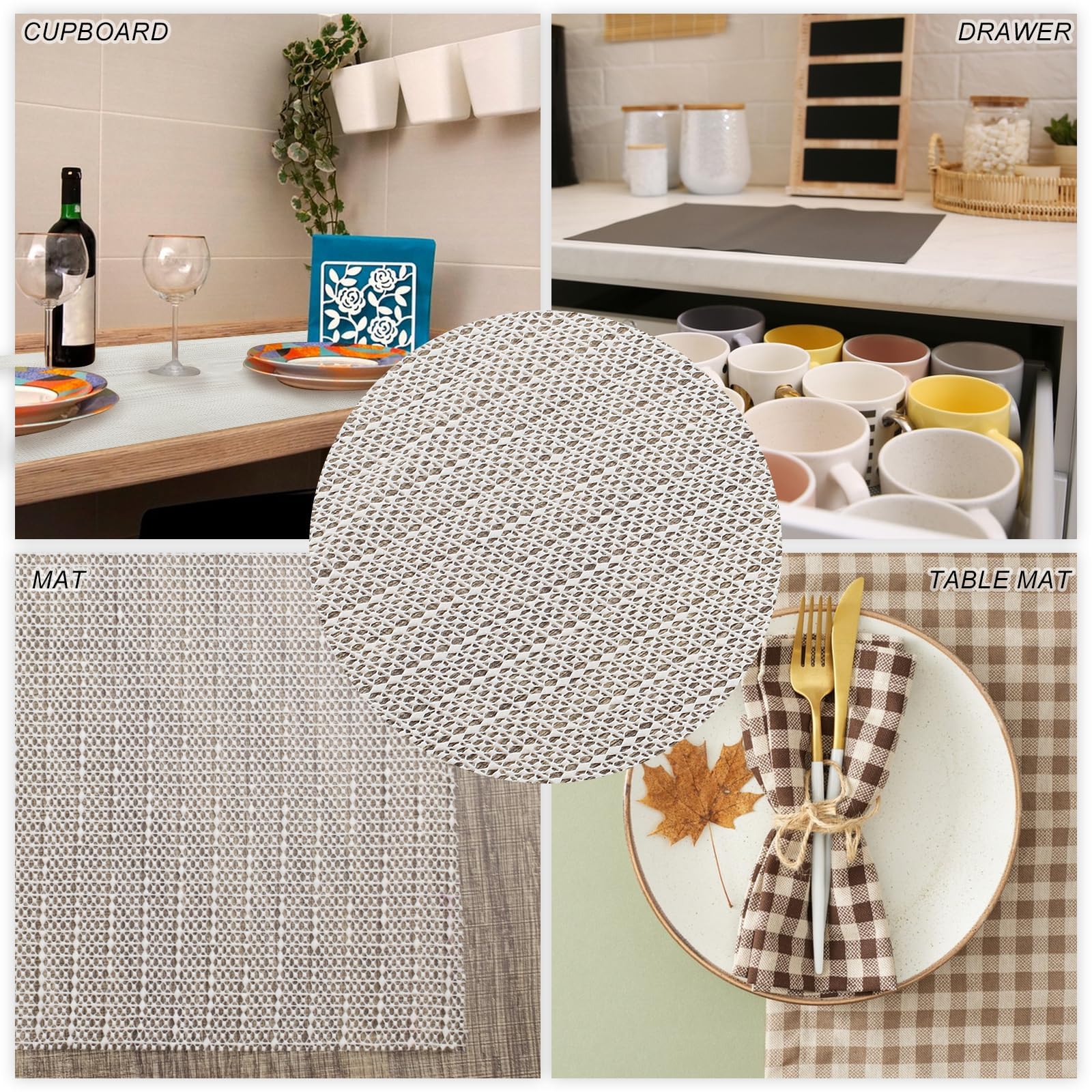 Lusee Anti-slip mat antislip tapijt grijper voor tapijten en tapijten