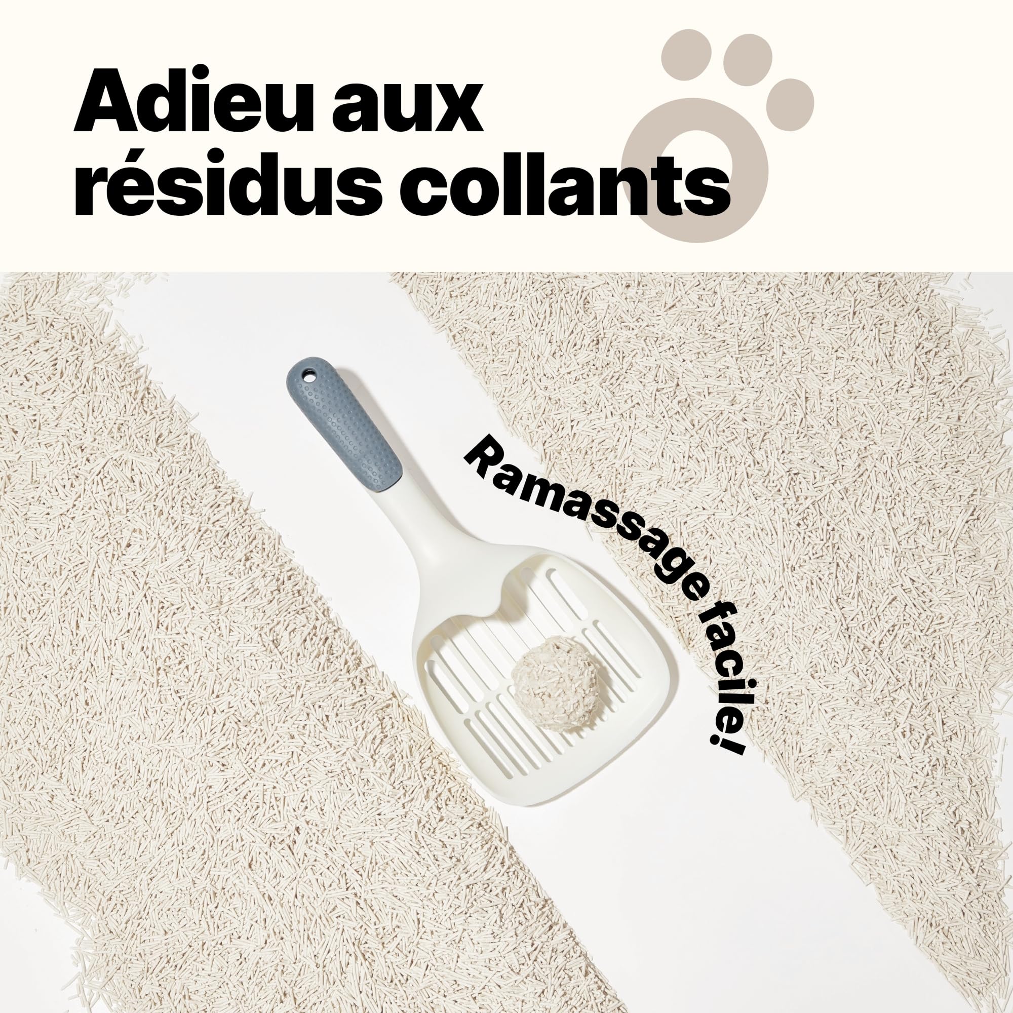 Litière au Tofu pour Chat 3,6 kg - Agglomérante et Végétale avec Fibre de Pois, 99% sans Poussière, Contrôle des Odeurs, Jetable aux Toilettes, Parfum Vanille