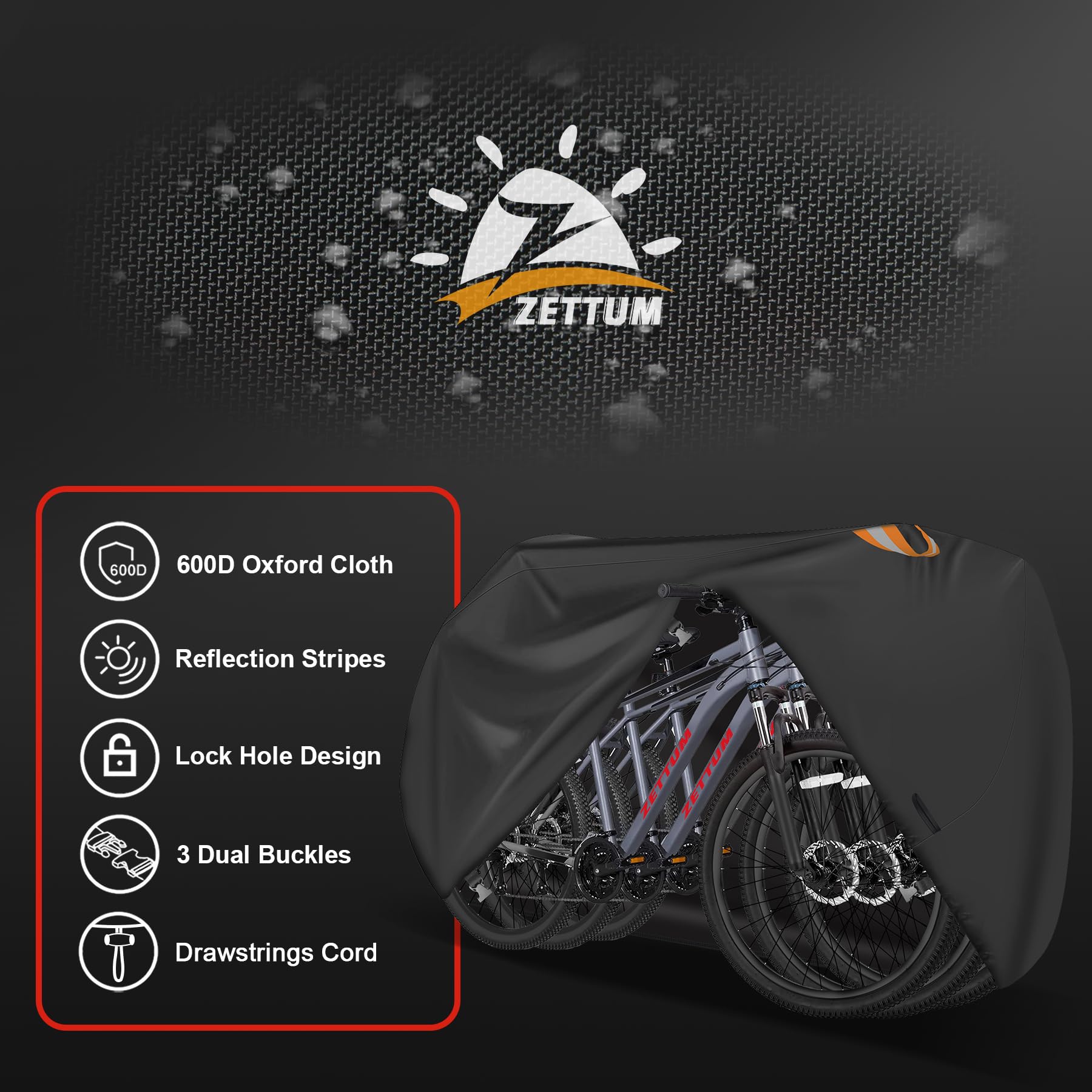 Amazon.co.jp: Zettum(ゼタム) バイクカバー 3台用 - アウトドアバイク