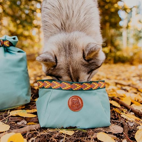 Vista 3 de Wilderdog Tazón para mochilero: capacidad para alimentos y agua de hasta 64 onzas, Pacific Blue, Azul Pacífico