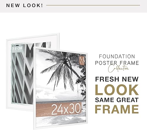 Vista 20 de MCS Gallery Foundation - Marco de póster, marco de fotos para arte de pared, negro, 16 x 20 pulgadas, individual