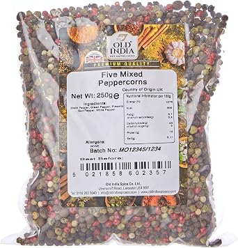 Old India Five Mixed Peppercorns 250g
