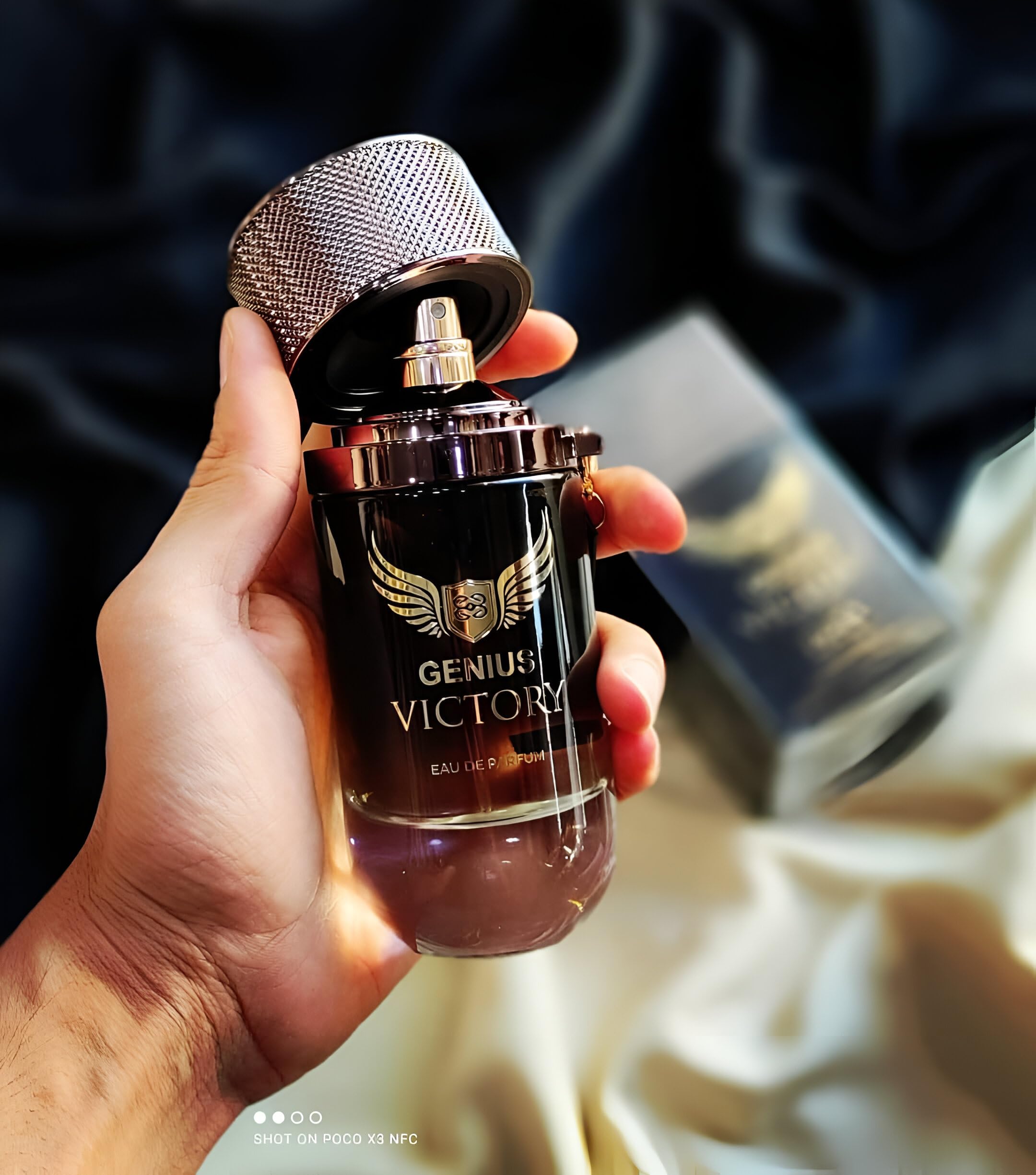 Amazon.com : Genius Victory - Eau de Parfum for Men 3.4 oz fl