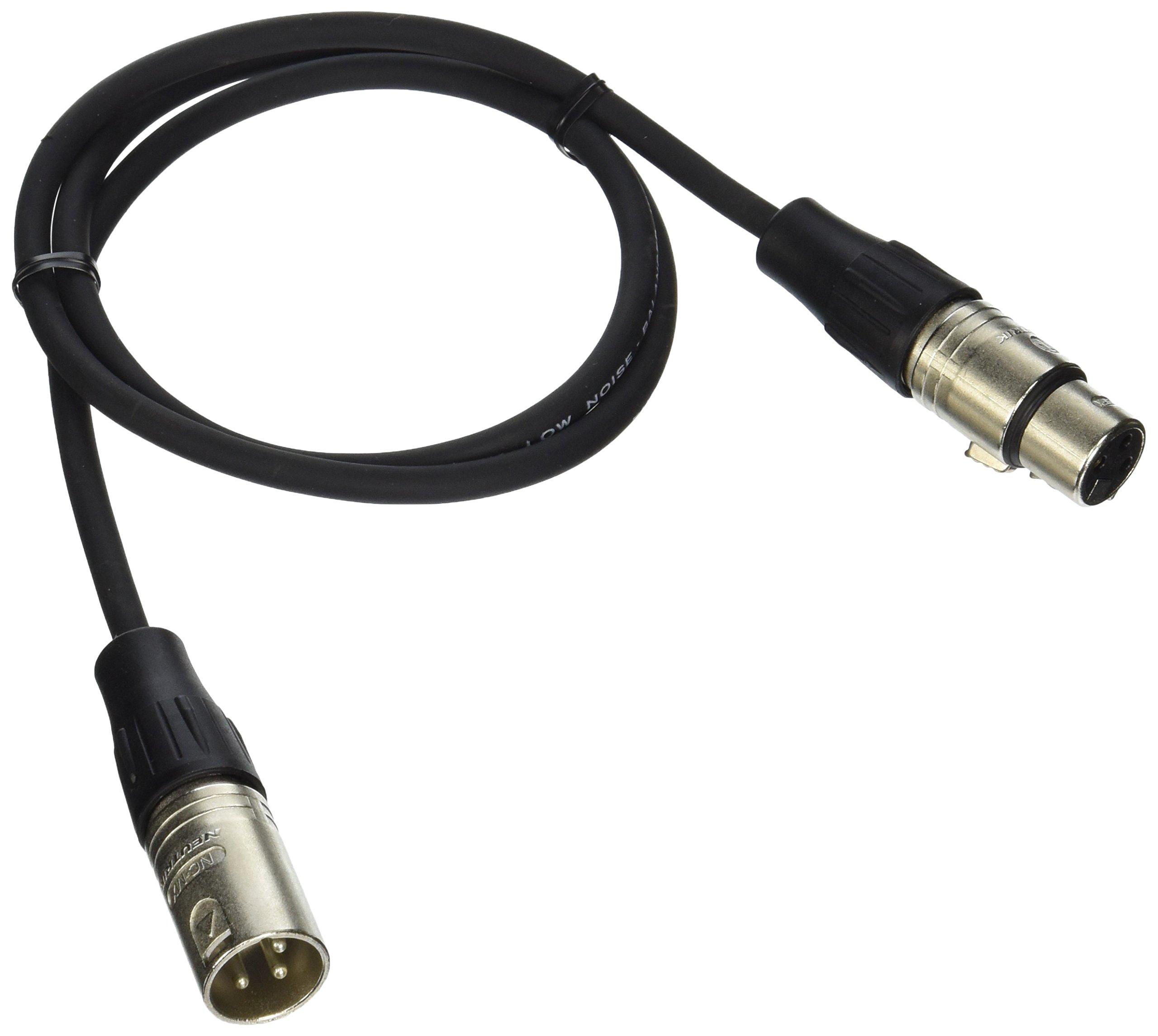 RapcoHorizon N1M1-3 Stage Series M1 Microphone Cable Neutrik Connectors, 3-Feet