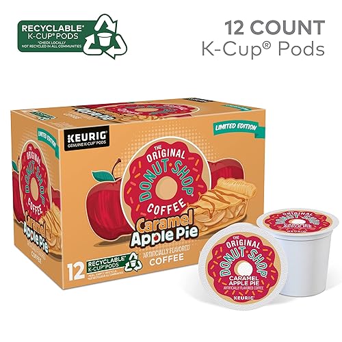 Miniatura 2 de The Original Donut Shop Café, cápsula Keurig K-Cup, tostado ligero, pastel de manzana con caramelo, 12 unidades