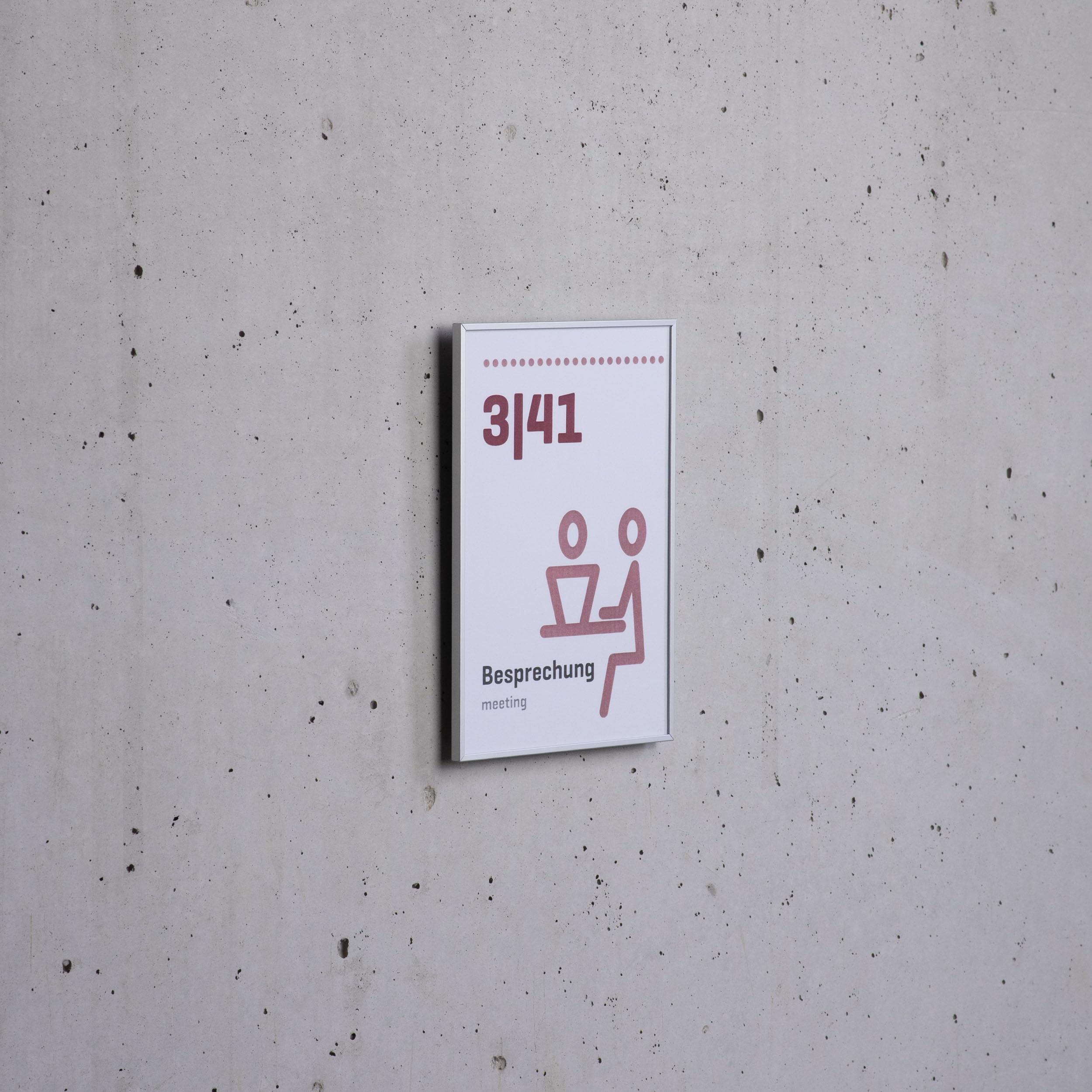 FORMO.einschub-light Türschild aus Aluminium – silber eloxiert, entspiegelt, mit Einschub – 5er Set – verschiedene Größen–Büroschild zur Selbstbeschriftung (Silber, 108 x 151,5 mm)