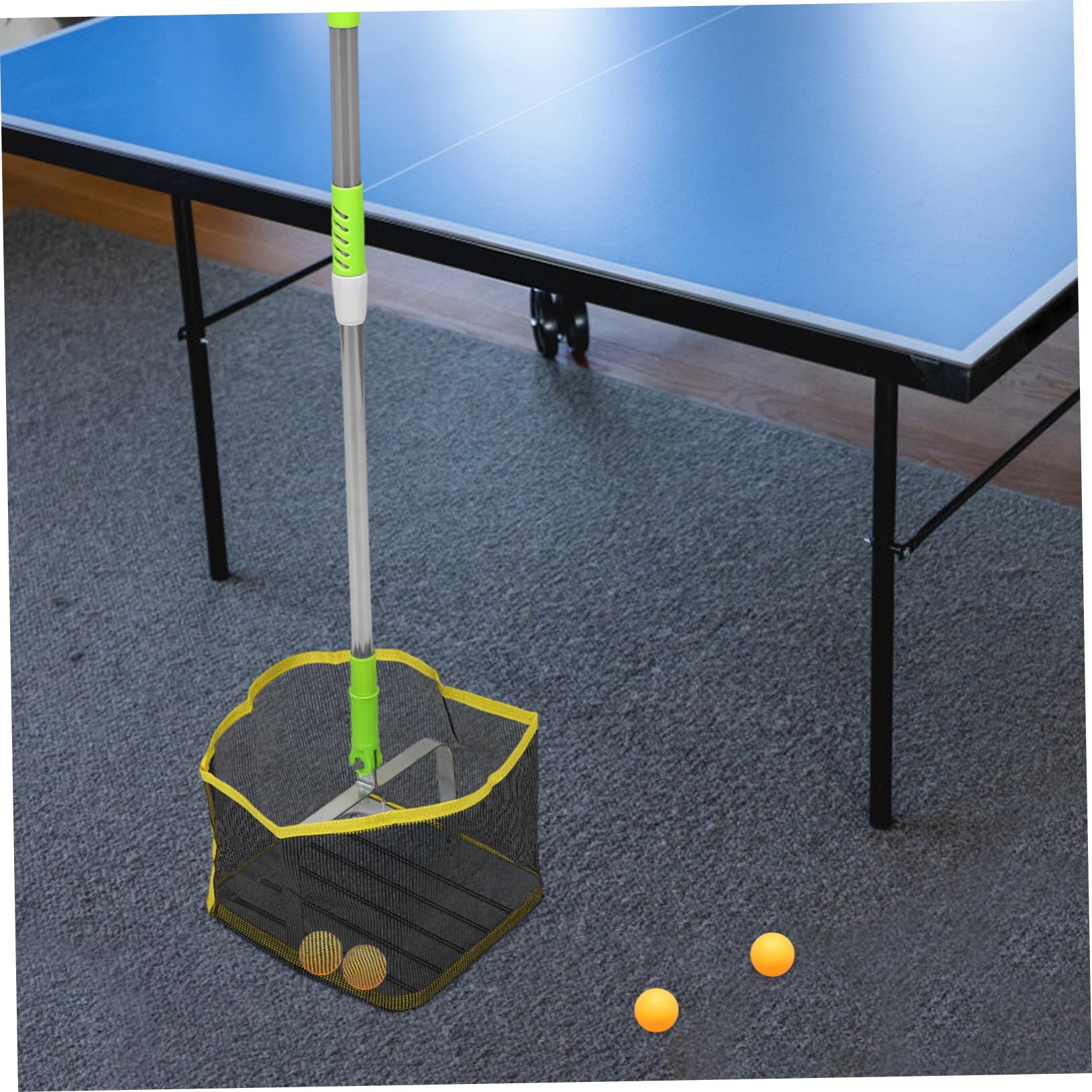 Recogedor Largo Mango de Tenis Portátil de Mesa Balones