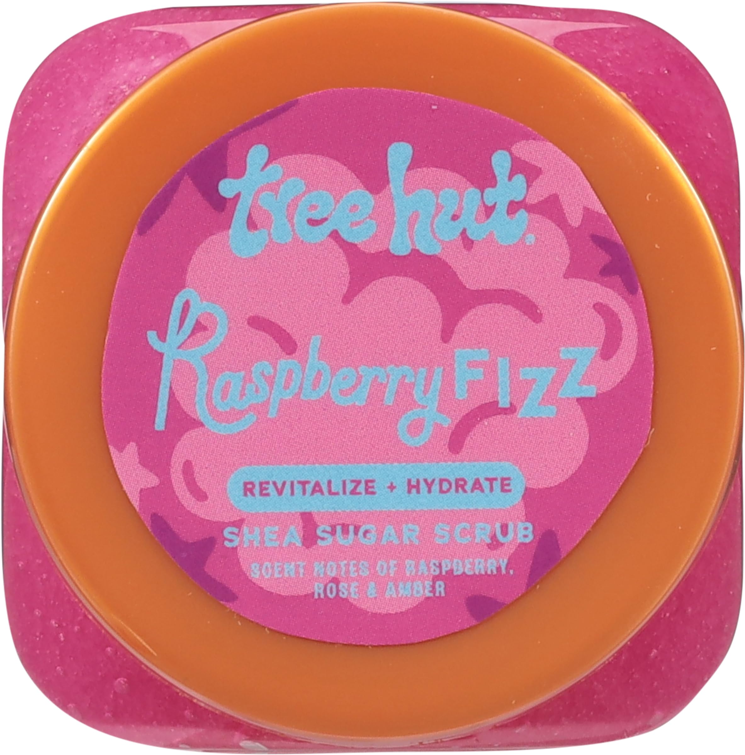 Tree Hut Mini Raspberry Fizz Shea Sugar Scrub, Exfoliating Body Scrub, Travel Size, 3.4 oz - 3