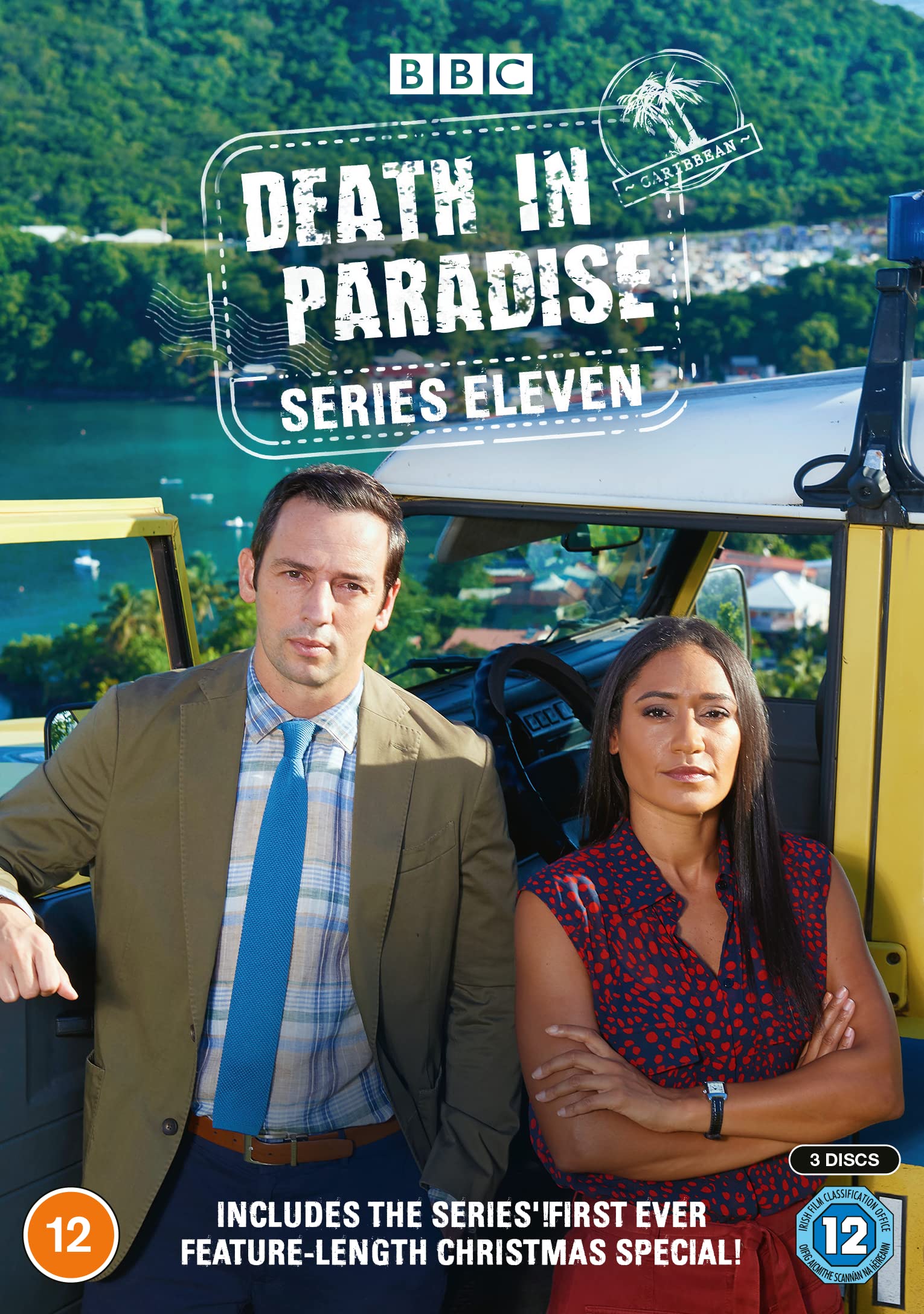 Death in Paradise: Series 9/10/11 DVD Bundle [12] BBC Region 2 UK + postcards