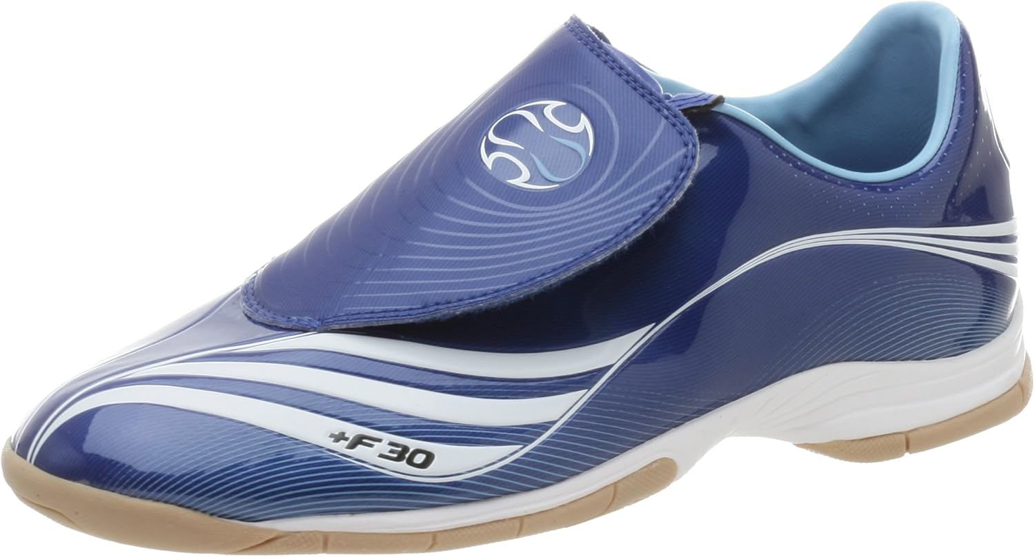 Amazon.com | adidas Men's +F30.7 Indoor Soccer Shoe,Victory Blue/White ...