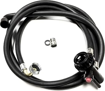 6FT Portable Dishwasher Whirlpool Fill and Drain Hose Assembly Compatible with W10273574