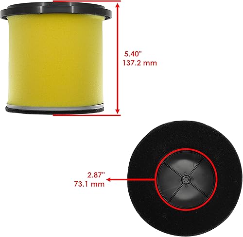 Miniatura 2 de Caltric Limpiador de filtro de aire compatible con Suzuki LT-A500X LTA500X KingQuad 500 2011 2012 2013-2019