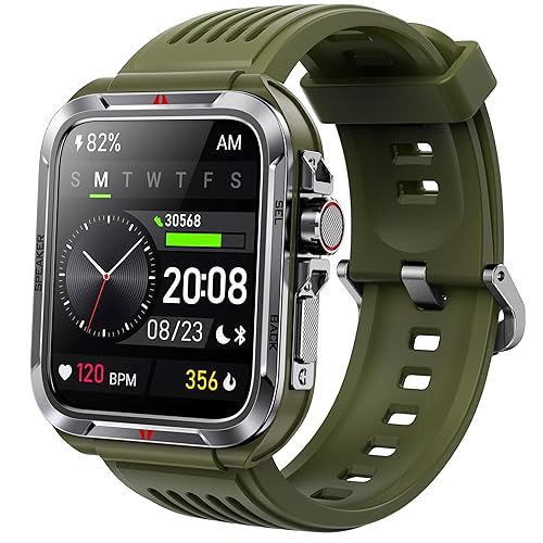 Smart Watch for Men, Answer/Make Bluetooth Calls, Metal Frame 1.8"