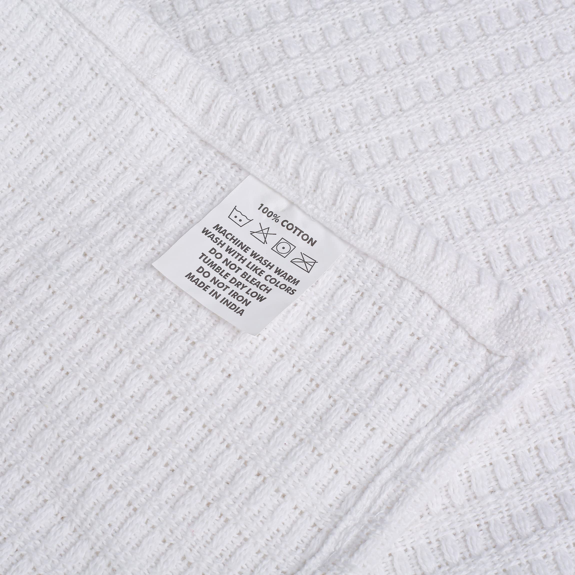 AAVNI HOMES Cotton Blankets Queen Size Summer Blankets Classic Weave