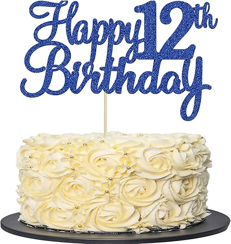 Miniatura 140 de Gyufise 1 decoración para tarta de cumpleaños número 21 con purpurina para tarta de cumpleaños, saludos a 21 años, veintiuno, fabulosa decoración