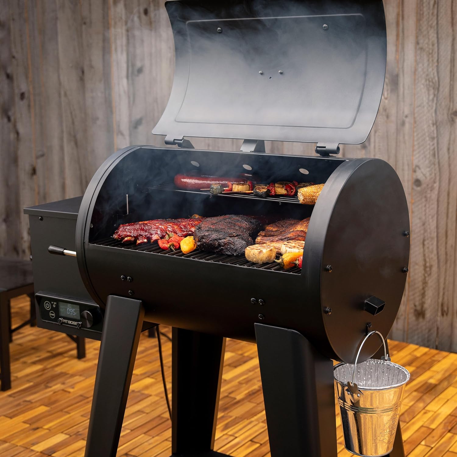 Pit Boss 500FB2 Pellet Grill, Matte Black - 11086 - Image 6