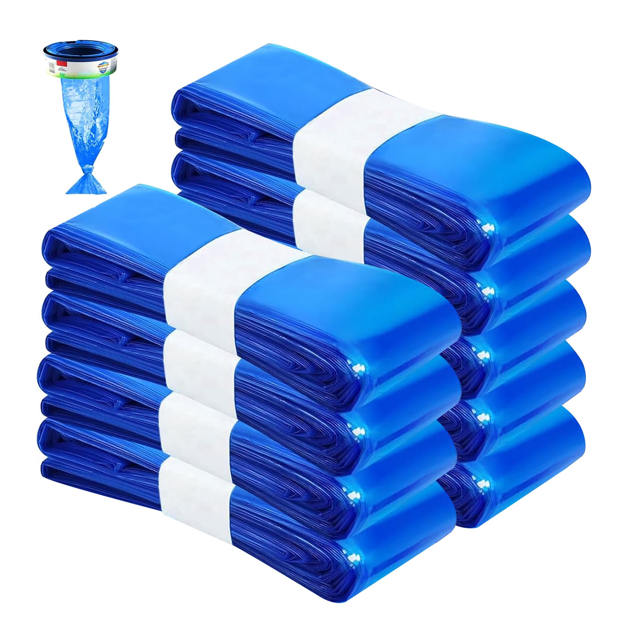 9 Piezas Recambios Cubos de Pañales, 4,5M Recambios de Papelera Pañales Bebe 7 Capas Engrosadas, Recambios compatible con todos contenedores de pañales, Tommee Tippee, Twist & Click