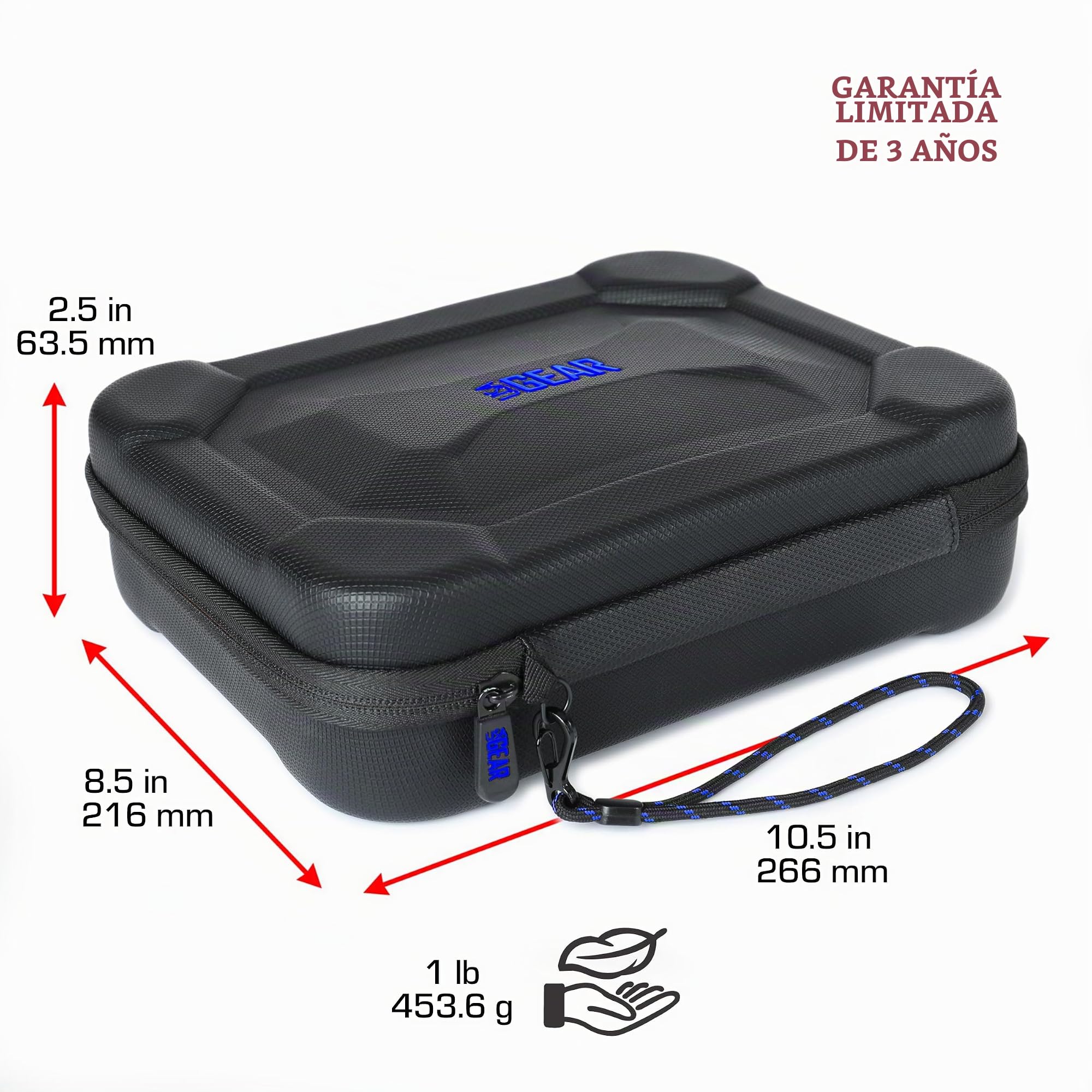 USA Gear Funda para Dardos semirrígida XL, Funda de Transporte para Dardos (15), Puntas de Dardos, Ejes de Dardos, vuelos de Dardos y más Accesorios de Dardos, Compatible con Dardos de Punta Suave y