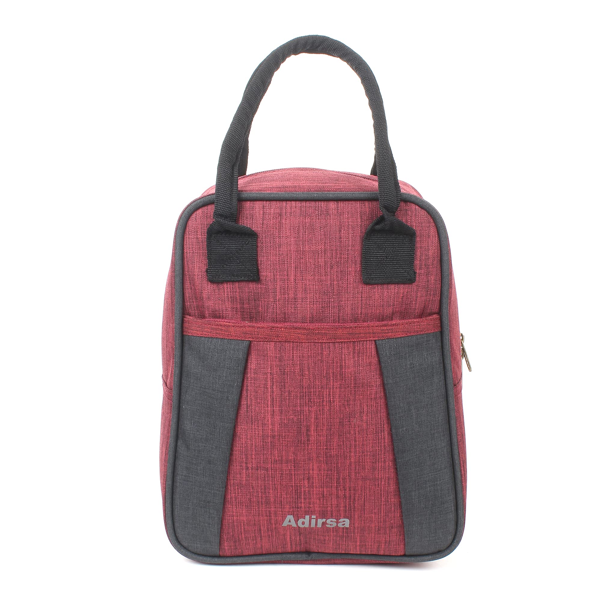 ADIRSA LB3016 Canvas Insulated Lunch Bag, Maroon, Black (B098KJ9GFY) Amazon Price History, Amazon Price Tracker