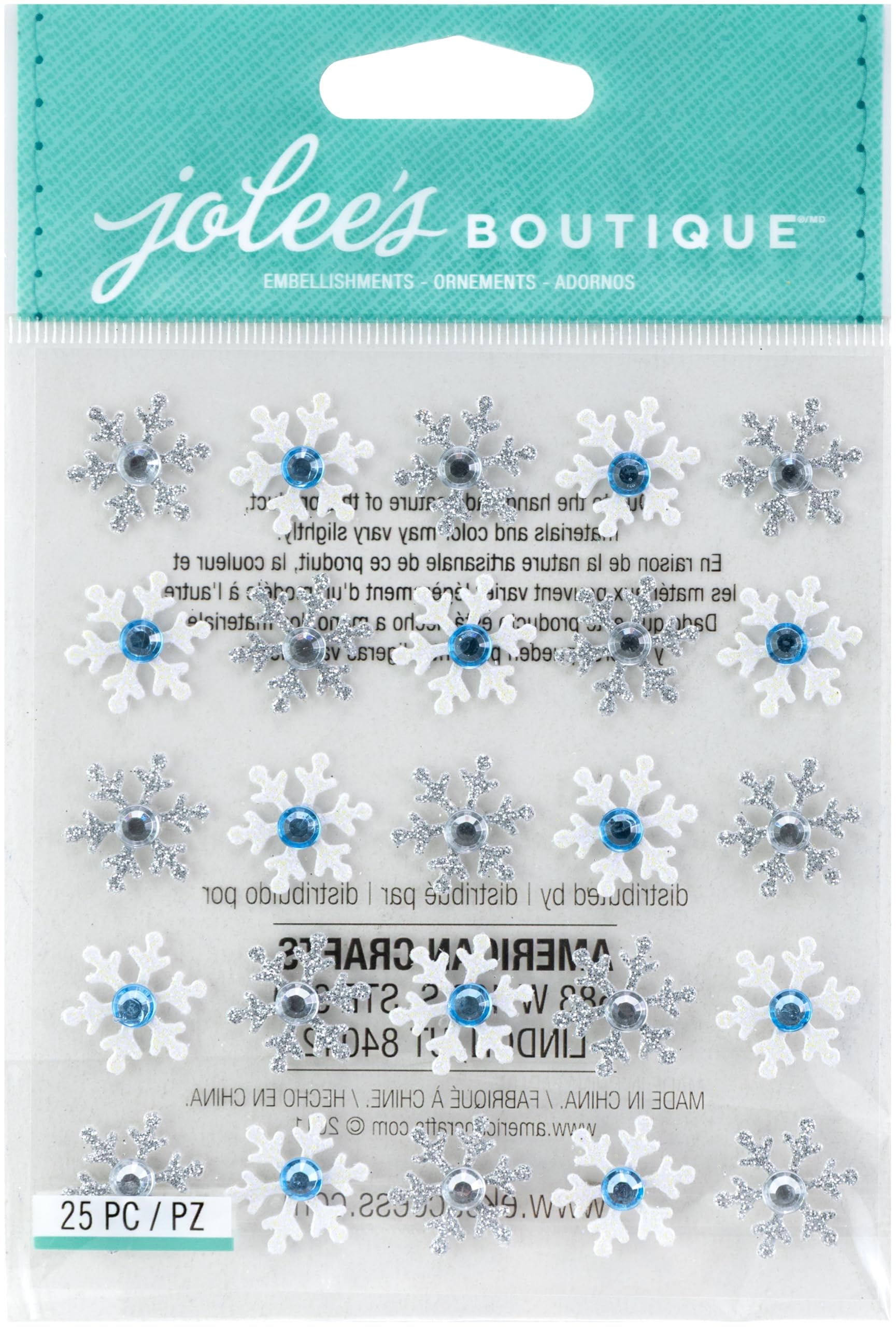 EK Success Jolee's Boutique kar tanesi çıkartması