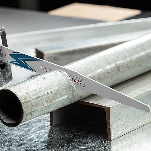 Miniatura 4 de EZARC Hoja de sierra recíproca, cuchillas de sierra de sable de cobalto bimetálicas para multiusos de 9 pulgadas, 1014TPI R925DG (paquete de 5)