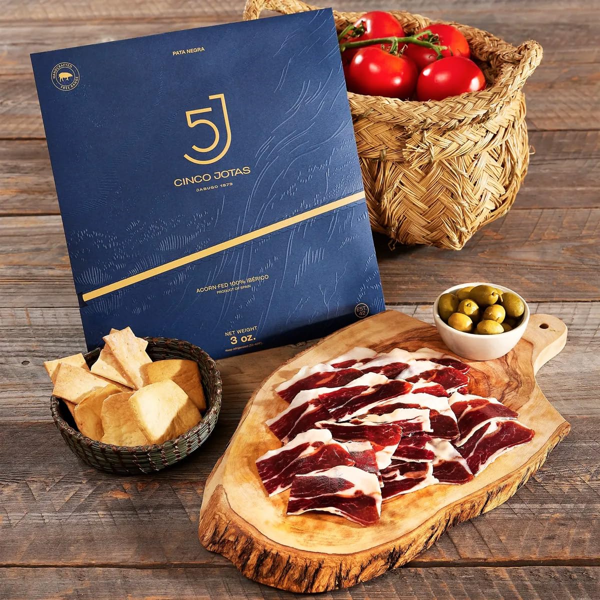 JAMON DE BELLOTA 100% IBERICO 5J (SOBRE DE 80g) (20)