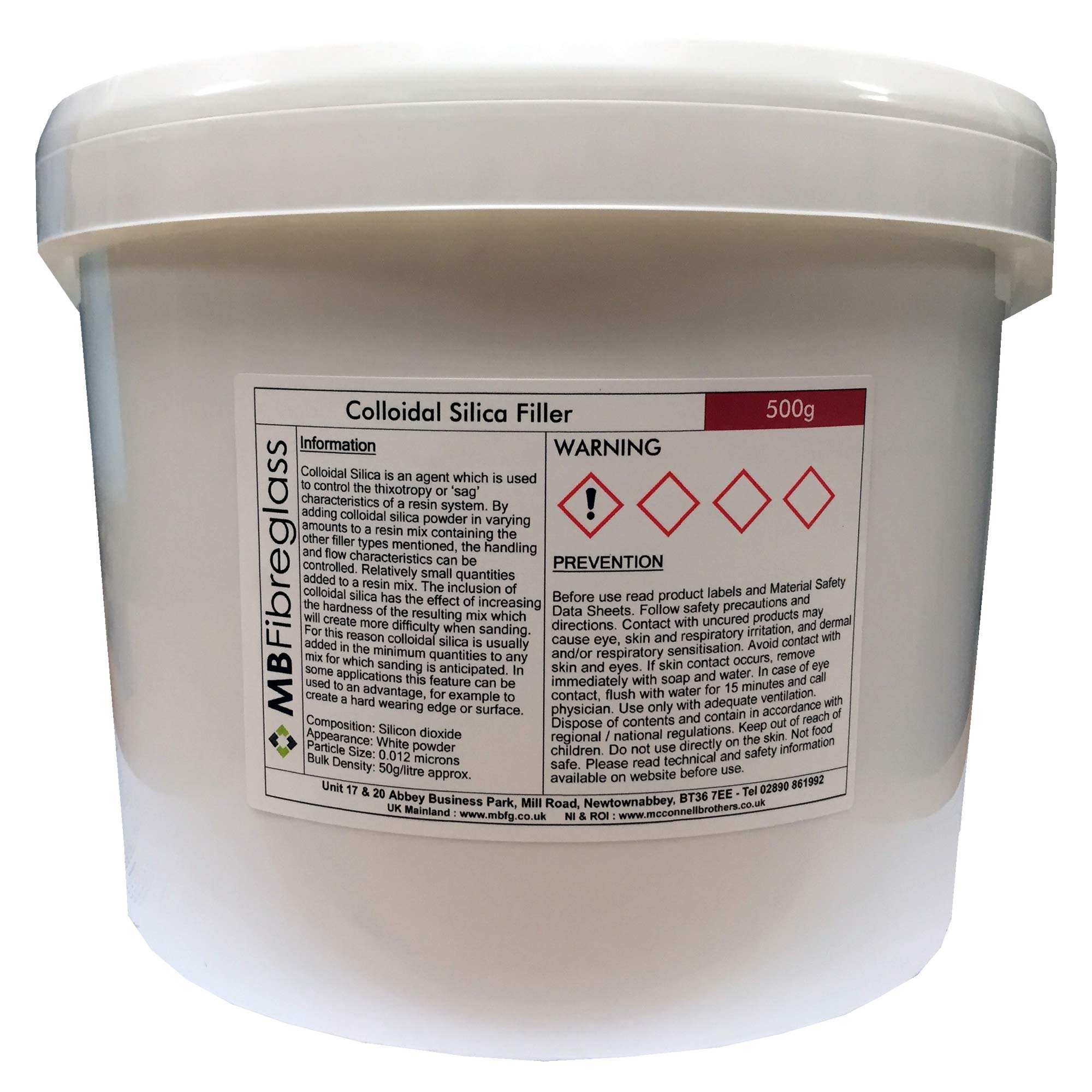 Polycraft ( Mb Fibreglass ) Polycraft Colloidal Silica Filler Powder - 500G