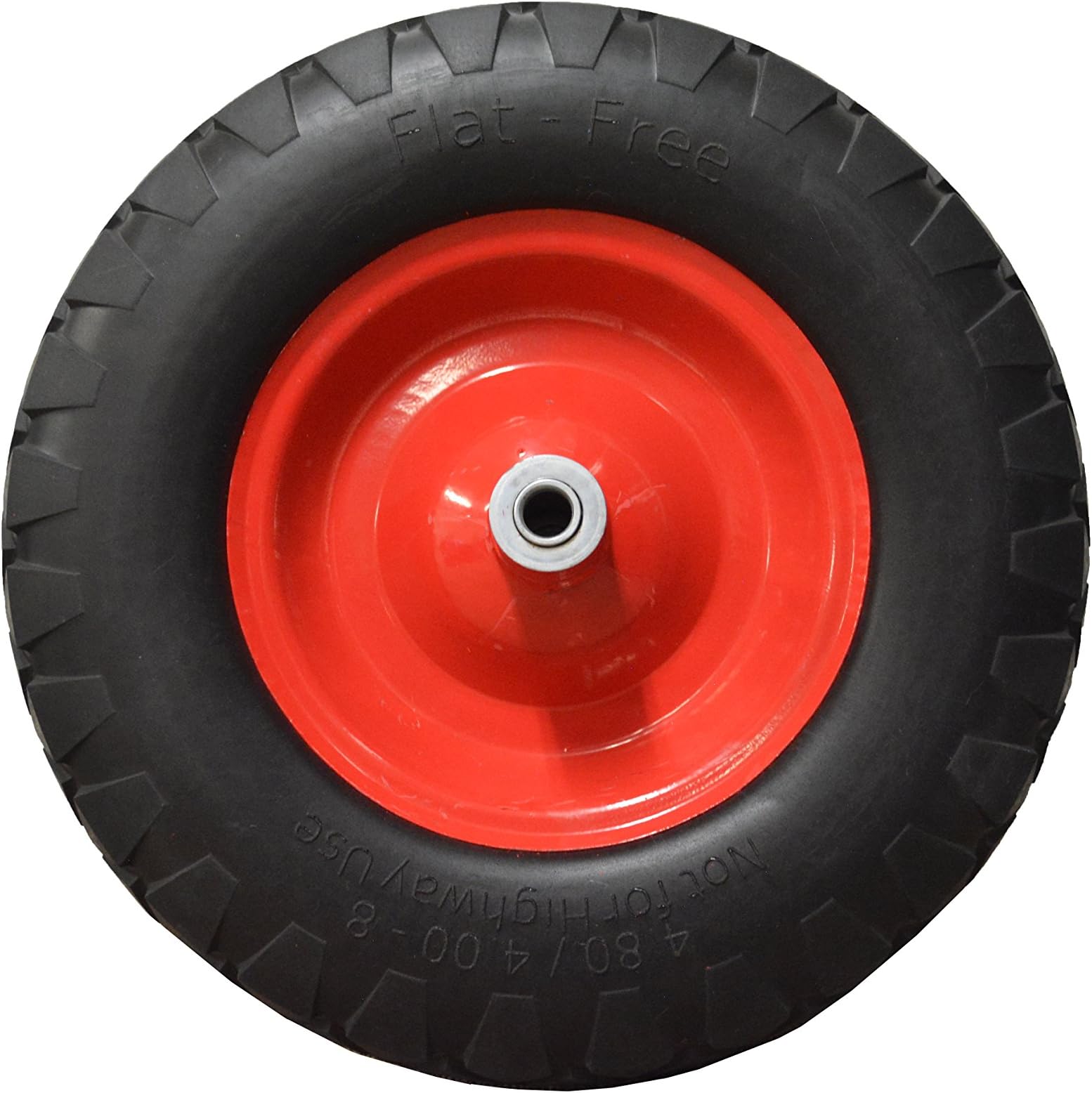 Replacement Wheel Barrow Tire Flat Free 4.80/4.0-8
