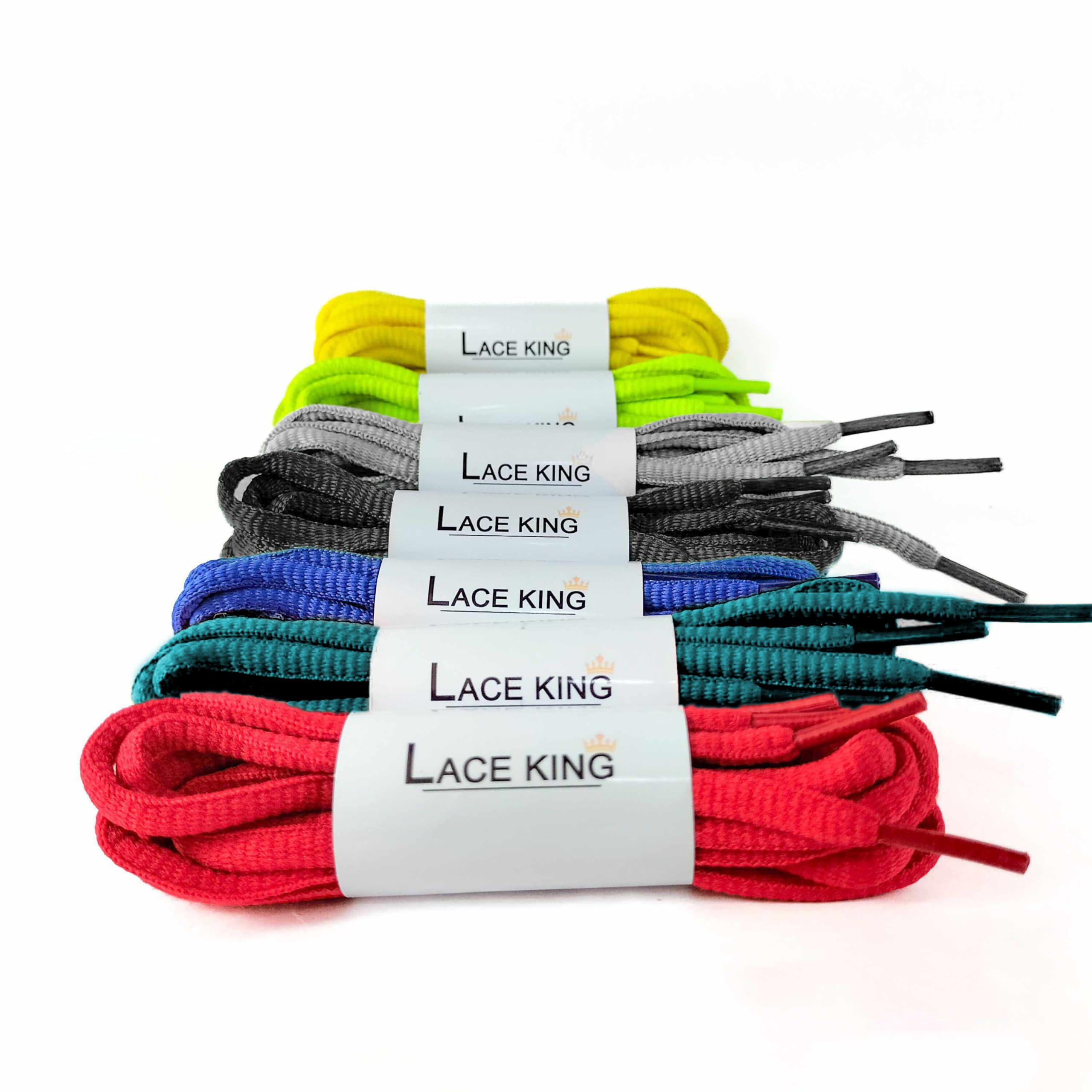 LACEKING 5MM Oval Laces for Casual Wear for Men & Women of 44 Inches | Suitable for Waking and Running | Pack of 7 Multicolour Pair (B0CN3FBWP3) Amazon Price History, Amazon Price Tracker